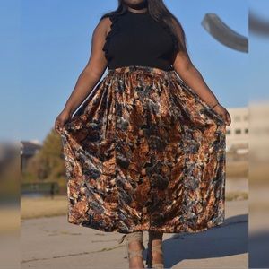 XL Animal Print Skirt